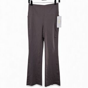 Rhone Revive‎ Flare Leggings Women's L Gray Side Pockets Elastic Waist Pull On
